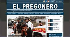 Desktop Screenshot of elpregonero.org